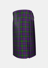 Traditional_Hay_of_Megginch_Tartan_13994_kilt_left_image_with_pleated_design_and_adjustable_buckles_for_men