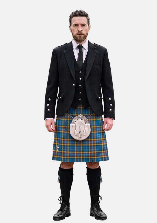 Traditional_Healy_Tartan_6236_Kilt_and_Argyle_Jacket_Kilt_Outfits_front_image