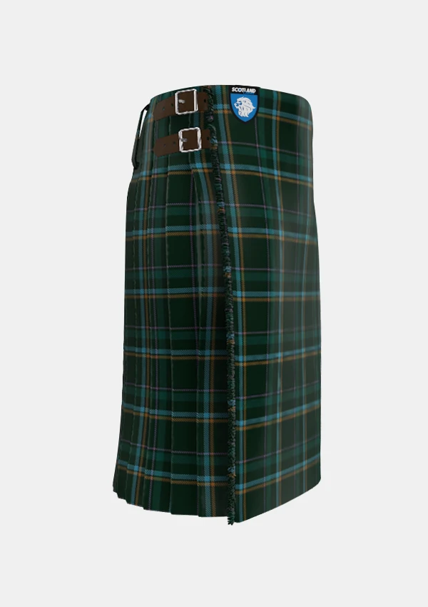Traditional_Heartfelt_Welcome_Tartan_kilt_right_image_with_pleated_design_and_adjustable_buckles_for_men