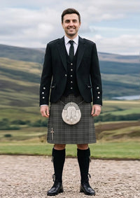Traditional_Hebridean_Granite_tartan_6821_Kilt_and_Argyle_Jacket_Kilt_Outfit_front_image