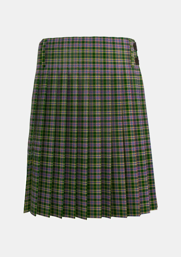 Traditional_Henry_Tartan_kilt_11437_back_image_with_pleated_design_and_adjustable_buckles_for_men