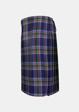 Traditional_Heston_Tartan_4221_kilt_left_image_with_pleated_design_and_adjustable_buckles_for_men