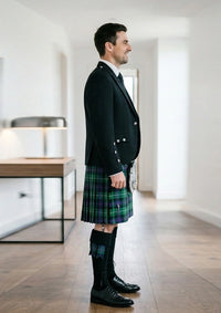 Traditional_Hibs_tartan_Kilt_and_Argyle_Jacket_Kilt_Outfit_right_image