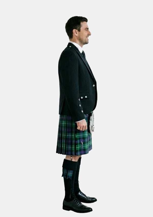 Traditional_Hibs_tartan_Kilt_and_Argyle_Jacket_Kilt_Outfits_right_image