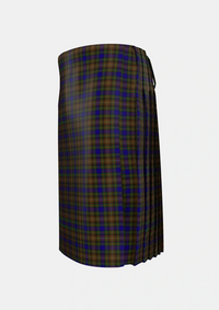 Traditional_Highfield_Hunting_Tartan_4182_kilt_left_image_with_pleated_design_and_adjustable_buckles_for_men
