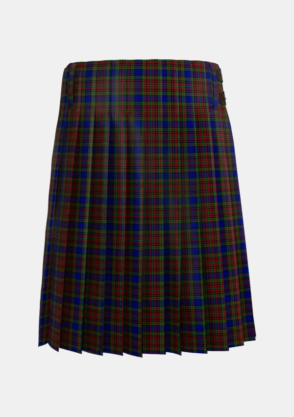 Traditional_Highfield_Tartan_5186_kilt_back_image_with_pleated_design_and_adjustable_buckles_for_men