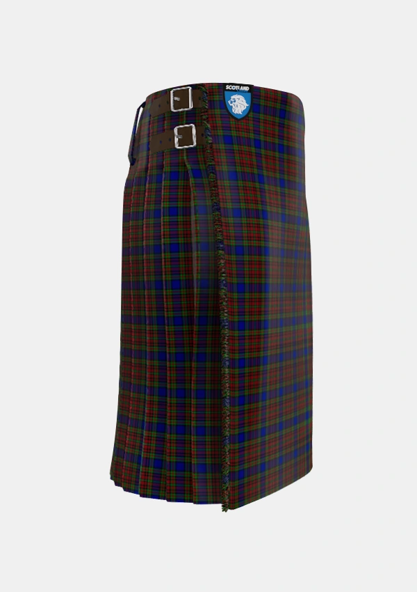 Traditional_Highfield_Tartan_5186_kilt_right_image_with_pleated_design_and_adjustable_buckles_for_men
