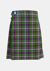 Traditional_Hobbs_Tartan_kilt_13241_front_image_with_pleated_design_and_adjustable_buckles_for_men