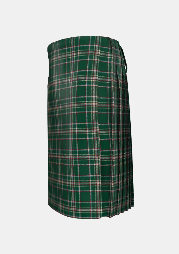 Traditional_Hogan_Tartan_kilt_left_image_with_pleated_design_and_adjustable_buckles_for_men