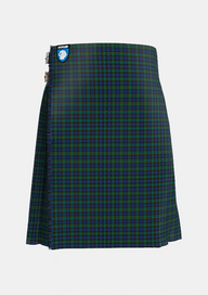 Traditional_Hogarth_of_Firhill_2_Tartan_199_kilt_front_image_with_pleated_design_and_adjustable_buckles_for_men