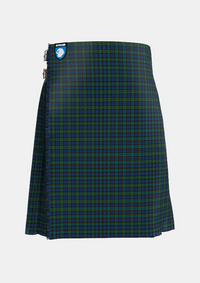 Traditional_Hogarth_of_Firhill_2_Tartan_199_kilt_front_image_with_pleated_design_and_adjustable_buckles_for_men