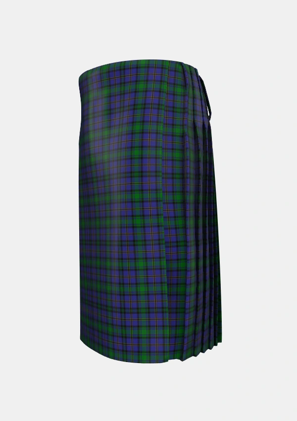 Traditional_Hope_Vere_Weir_Tartan_320_kilt_left_image_with_pleated_design_and_adjustable_buckles_for_men