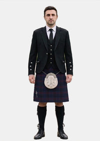 Traditional_Hopkins_Tartan_3233_Kilt_and_Argyle_Jacket_Kilt_Outfits_front_image