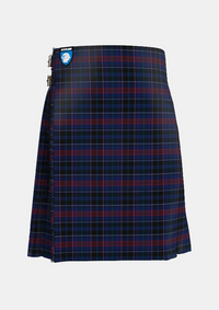 Traditional_Hopkins_Tartan_kilt_3233_front_image_with_pleated_design_and_adjustable_buckles_for_men