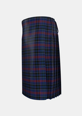 Traditional_Hopkins_Tartan_kilt_3233_left_image_with_pleated_design_and_adjustable_buckles_for_men
