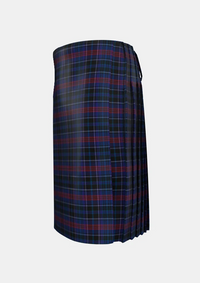 Traditional_Hopkins_Tartan_kilt_3233_left_image_with_pleated_design_and_adjustable_buckles_for_men