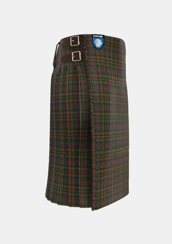 Traditional_Howells_Tartan_kilt_right_image_with_pleated_design_and_adjustable_buckles_for_men