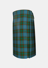 Traditional_Hughes_Interconnection_Int_Tartan_6037_kilt_left_image_with_pleated_design_and_adjustable_buckles_for_men
