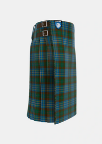 Traditional_Hughes_Interconnection_Int_Tartan_6037_kilt_right_image_with_pleated_design_and_adjustable_buckles_for_men
