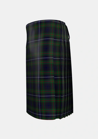 Traditional_Humphries_Personal_Tartan_5225_kilt_left_image_with_pleated_design_and_adjustable_buckles_for_men