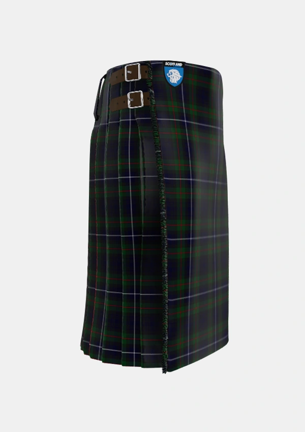 Traditional_Humphries_Personal_Tartan_5225_kilt_right_image_with_pleated_design_and_adjustable_buckles_for_men
