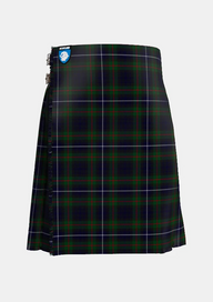 Traditional_Humphries_Tartan_kilt_front_image_with_pleated_design_and_adjustable_buckles_for_men