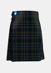 Traditional_Humphries_Tartan_kilt_front_image_with_pleated_design_and_adjustable_buckles_for_men