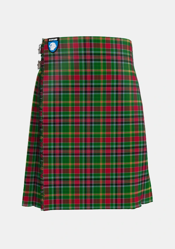 Traditional_Hunter_Wilsons_Tartan_1866_kilt_front_image_with_pleated_design_and_adjustable_buckles_for_men