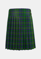 Traditional_Hunter_of_Hunterston_Tartan_719_kilt_back_image_with_pleated_design_and_adjustable_buckles_for_men