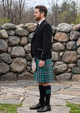Traditional_Hunter_of_Peebleshire_tartan_Kilt_and_Argyle_Jacket_Kilt_Outfit_left_image
