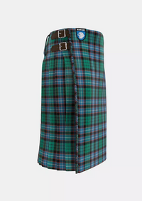 Traditional_Hunter_of_Peebleshire_tartan_kilt_right_image_with_pleated_design_and_adjustable_buckles_for_men