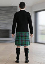 Traditional_Hunter_tartan_Kilt_and_Argyle_Jacket_Kilt_Outfit_back_image
