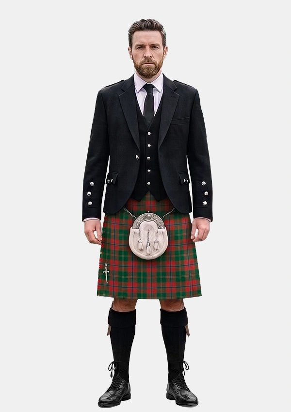 Traditional_Hutcheson_Tartan_3808_Kilt_and_Argyle_Jacket_Kilt_Outfits_front_image
