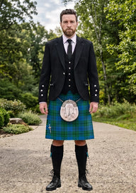 Traditional_Hutton_Ancient_Tartan_Kilt_and_Argyle_Jacket_Kilt_Outfit_front_image
