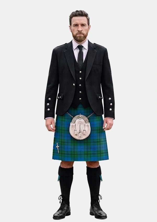 Traditional_Hutton_Ancient_Tartan_Kilt_and_Argyle_Jacket_Kilt_Outfits_front_image