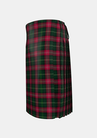 Traditional_Iona_tartan_6858_kilt_left_image_with_pleated_design_and_adjustable_buckles_for_men