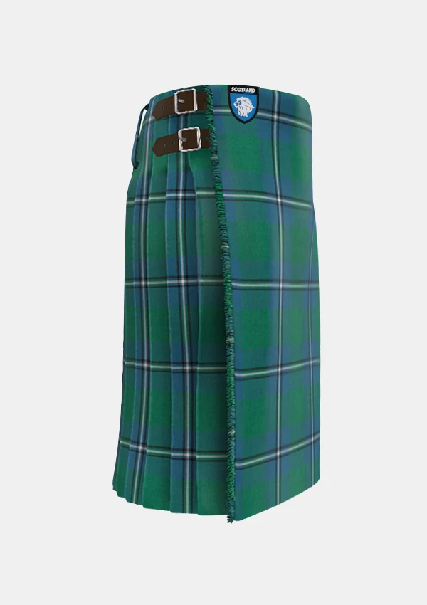 Traditional_Irvine_tartan_right_image_with_pleated_design_and_adjustable_buckles_for_men