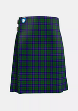 Traditional_Irving_of_Bonshaw_Tower_Tartan_2490_kilt_front_image_with_pleated_design_and_adjustable_buckles_for_men