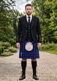 Traditional_Island_of_Barbados_Tartan_12888_Kilt_and_Argyle_Jacket_Kilt_Outfit_front_image