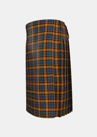 Traditional_Isle_of_Arran_Tartan_kilt_5281_left_image_with_pleated_design_and_adjustable_buckles_for_men