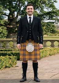 Traditional_Jacobite_tartan_1835_Kilt_and_Argyle_Jacket_Kilt_Outfit_front_image