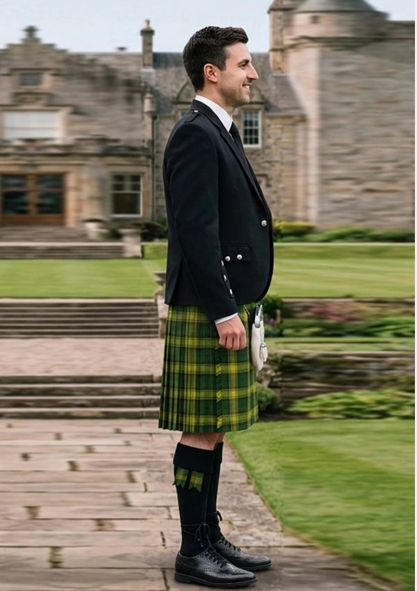 Traditional_Jamaican_National_tartan_10545_Kilt_and_Argyle_Jacket_Kilt_Outfit_right_image