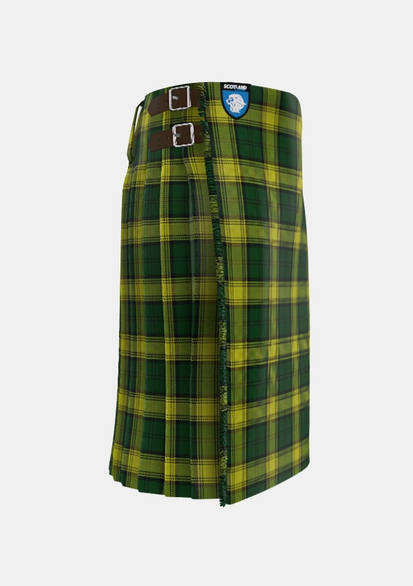 Traditional_Jamaican_National_tartan_right_image_with_pleated_design_and_adjustable_buckles_for_men