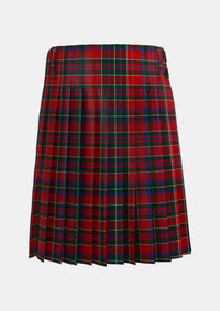 Traditional_James_of_Glencarr_Tartan_7542_kilt_back_image_with_pleated_design_and_adjustable_buckles_for_men
