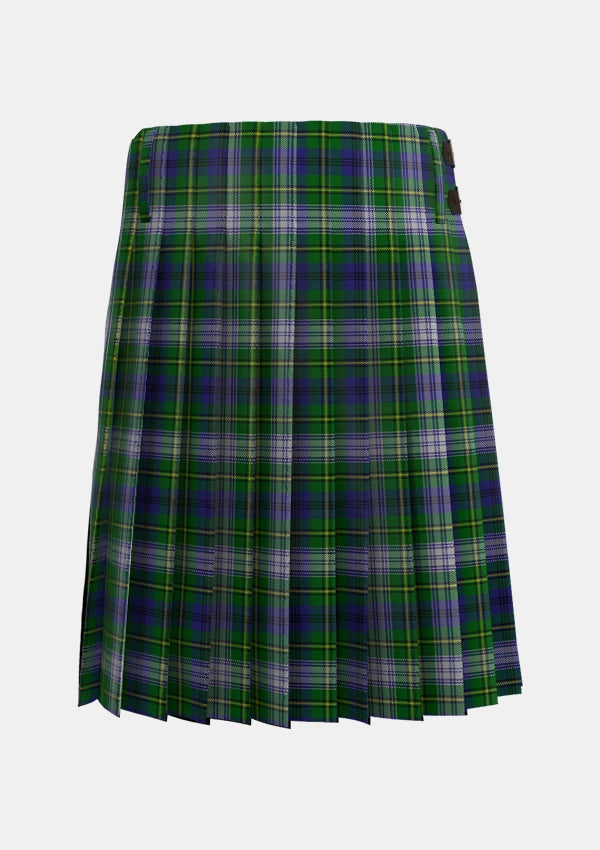 Traditional_Johnston_Dress_Dalgleish_Tartan_5308_kilt_back_image_with_pleated_design_and_adjustable_buckles_for_men