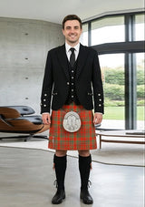 Traditional_Johnston_tartan_Kilt_and_Argyle_Jacket_Kilt_Outfit_front_image