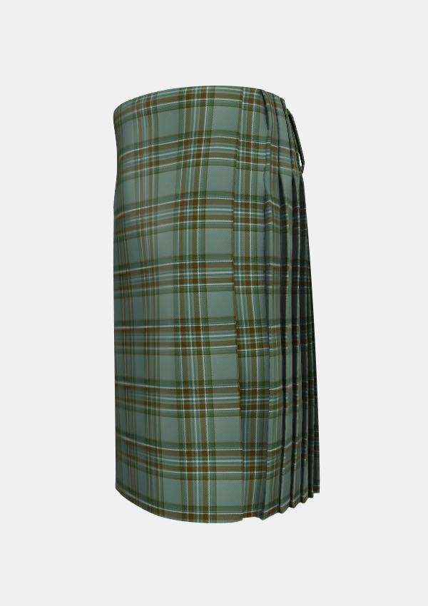 Traditional_Kelly_Dress_Tartan_6394_kilt_left_image_with_pleated_design_and_adjustable_buckles_for_men