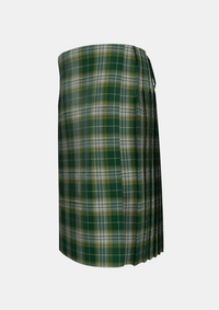 Traditional_Kelso_Tartan_kilt_left_image_with_pleated_design_and_adjustable_buckles_for_men