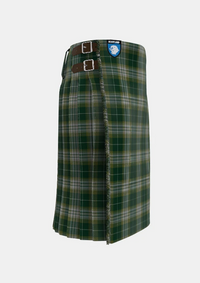 Traditional_Kelso_Tartan_kilt_right_image_with_pleated_design_and_adjustable_buckles_for_men