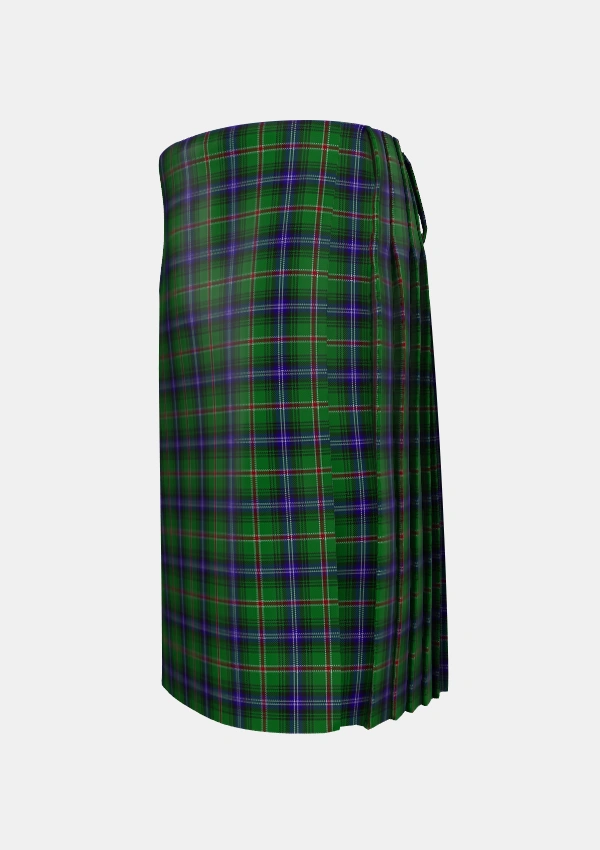 Traditional_Kerby_Kirby_Tartan_4113_kilt_left_image_with_pleated_design_and_adjustable_buckles_for_men